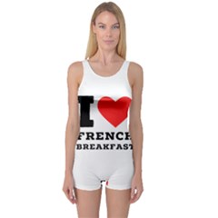 One Piece Boyleg Swimsuit 