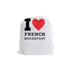 I love French breakfast  Drawstring Pouch (Medium)