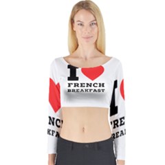 Long Sleeve Crop Top 