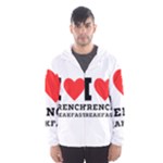 I love French breakfast  Men s Hooded Windbreaker