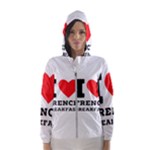 I love French breakfast  Women s Hooded Windbreaker