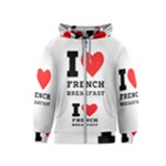 I love French breakfast  Kids  Zipper Hoodie