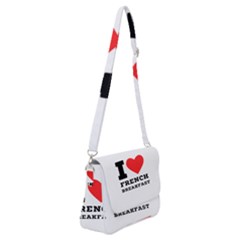 Shoulder Bag with Back Zipper 