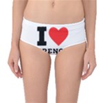 I love French breakfast  Mid-Waist Bikini Bottoms