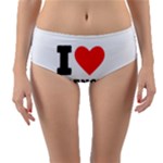 I love French breakfast  Reversible Mid-Waist Bikini Bottoms