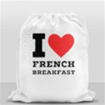 I love French breakfast  Drawstring Bag (Small)