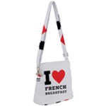 I love French breakfast  Zipper Messenger Bag