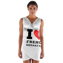 Wrap Front Bodycon Dress 