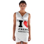 I love French breakfast  Wrap Front Bodycon Dress