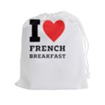 I love French breakfast  Drawstring Pouch (2XL)