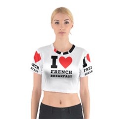 I love French breakfast  Cotton Crop Top from ArtsNow.com