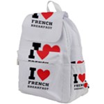 I love French breakfast  Top Flap Backpack