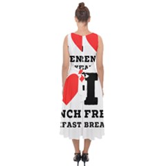 Midi Tie-Back Chiffon Dress 