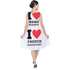 V-Neck Midi Sleeveless Dress  
