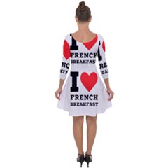 Quarter Sleeve Skater Dress 