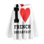 I love French breakfast  High Waist Skirt