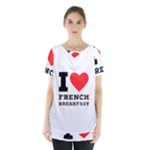 I love French breakfast  Skirt Hem Sports Top