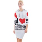 I love French breakfast  Quarter Sleeve Hood Bodycon Dress