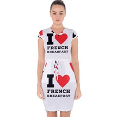 Capsleeve Drawstring Dress  