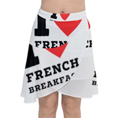 Chiffon Wrap Front Skirt 