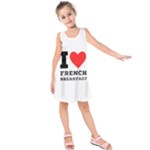 I love French breakfast  Kids  Sleeveless Dress