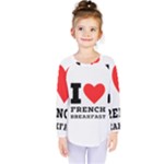 I love French breakfast  Kids  Long Sleeve Tee