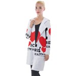 I love French breakfast  Hooded Pocket Cardigan