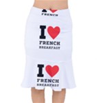 I love French breakfast  Short Mermaid Skirt