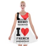 I love French breakfast  Velvet Skater Dress