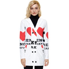 Button Up Hooded Coat  