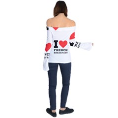 Off Shoulder Long Sleeve Top 