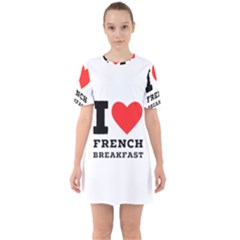 Sixties Short Sleeve Mini Dress 