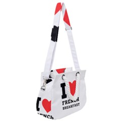 Rope Handles Shoulder Strap Bag 