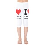 I love French breakfast  Kids  Capri Leggings 