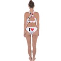 Cross Back Hipster Bikini Set 