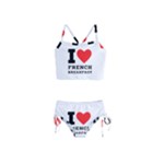 I love French breakfast  Girls  Tankini Swimsuit