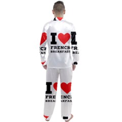 Men s Long Sleeve Satin Pajamas Set 