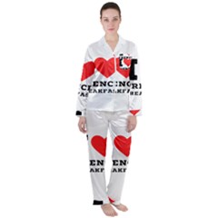 Women s Long Sleeve Satin Pajamas Set 
