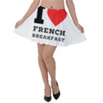 I love French breakfast  Velvet Skater Skirt