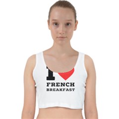 Velvet Racer Back Crop Top 