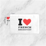 I love French breakfast  Canvas Cosmetic Bag (Small)