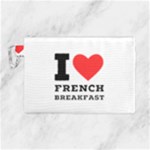 I love French breakfast  Canvas Cosmetic Bag (Large)