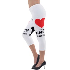 Lightweight Velour Capri Leggings  