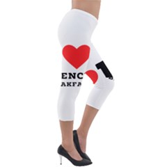 Lightweight Velour Capri Leggings  