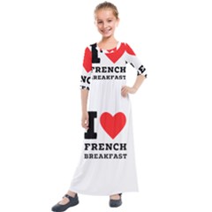 Kids  Quarter Sleeve Maxi Dress 