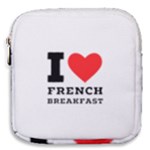 I love French breakfast  Mini Square Pouch