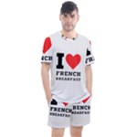 I love French breakfast  Men s Mesh Tee and Shorts Set