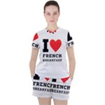 I love French breakfast  Women s Tee and Shorts Set