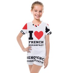 Kids  Mesh T-Shirt and Shorts Set 