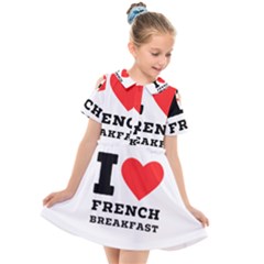 Kids  Short Sleeve Shirt Dress 